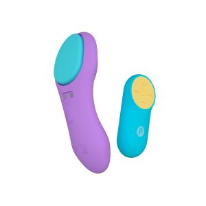 Party Color PANTY Remote Control Vibrator Purple (USB Rechargeable)